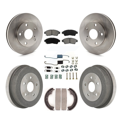 [Avant + Arrière] Kit de Disque et plaquette (semi-métallique) de frein pour Toyota Camry 2.2L K8S-102101
