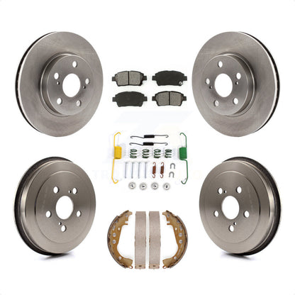 [Avant + Arrière] Kit de Disque et plaquette (semi-métallique) de frein pour 2000 Toyota Celica GT K8S-102108 par Transit Auto