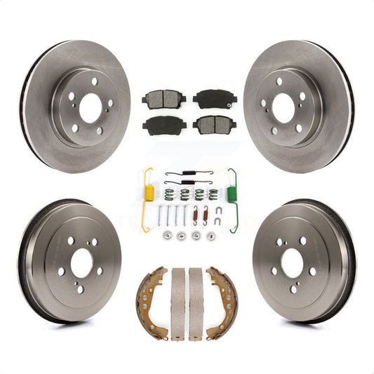 [Avant + Arrière] Kit de Disque et plaquette (semi-métallique) de frein pour 2000 Toyota Celica GT K8S-102108 par Transit Auto