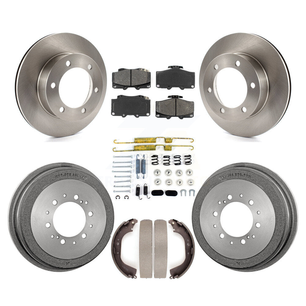 [Avant + Arrière] Kit de Disque et plaquette (semi-métallique) de frein pour 1995-1998 Toyota Tacoma 4WD K8S-102109