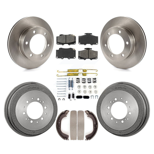 [Avant + Arrière] Kit de Disque et plaquette (semi-métallique) de frein pour 1995-1998 Toyota Tacoma 4WD K8S-102109