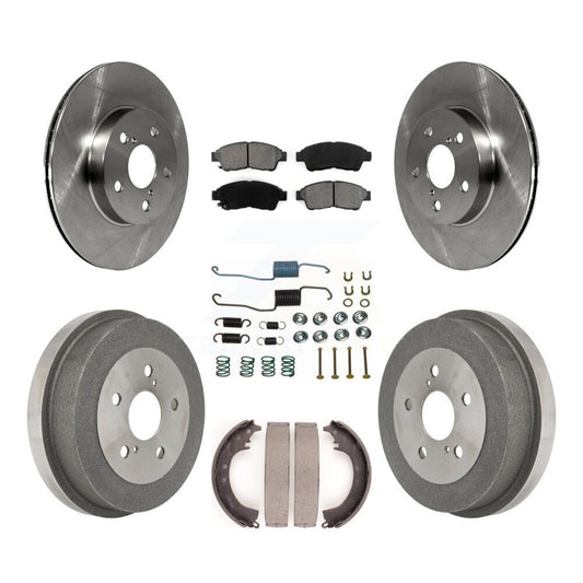 [Avant + Arrière] Kit de Disque et plaquette (semi-métallique) de frein pour 1996-2000 Toyota RAV4 K8S-102112