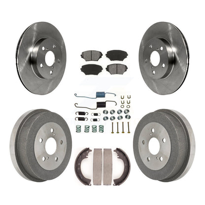 [Avant + Arrière] Kit de Disque et plaquette (semi-métallique) de frein pour 2001-2002 Toyota RAV4 BATTERY EV (EV BEV) engine K8S-102113