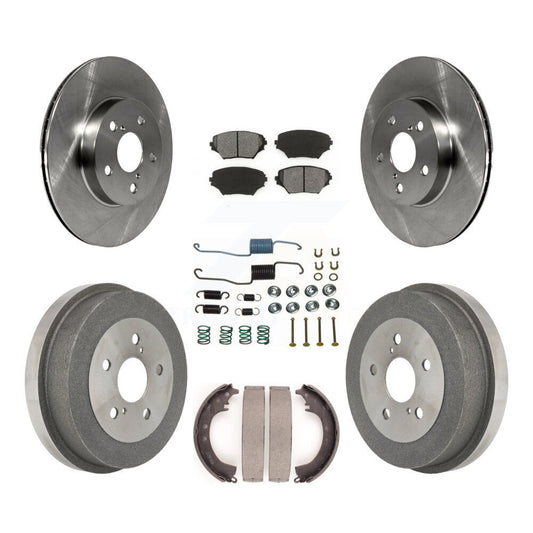 [Avant + Arrière] Kit de Disque et plaquette (semi-métallique) de frein pour 2001-2002 Toyota RAV4 BATTERY EV (EV BEV) engine K8S-102113