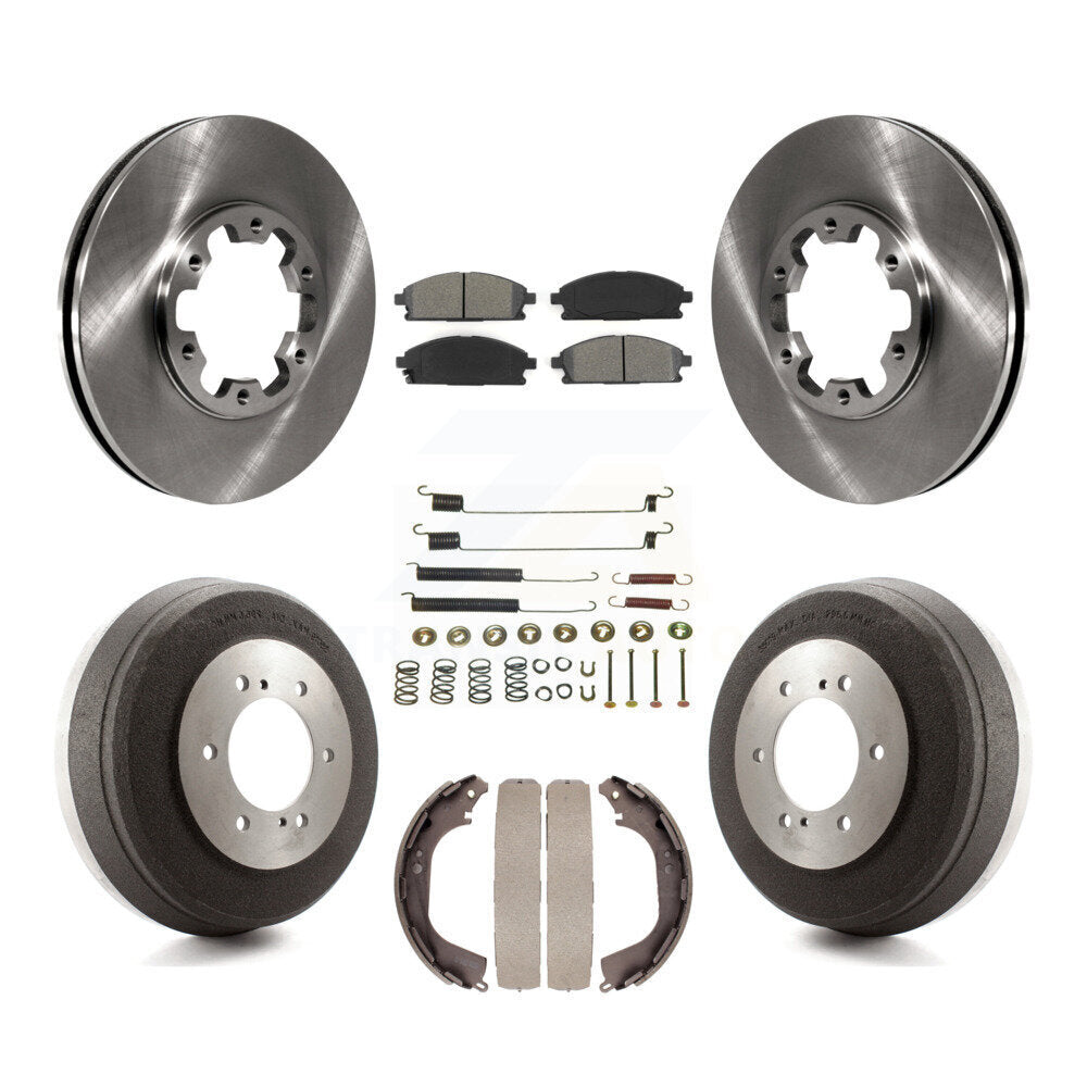 [Avant + Arrière] Kit de Disque et plaquette (semi-métallique) de frein pour Nissan Pathfinder INFINITI QX4 K8S-102115