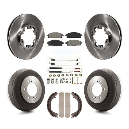 [Avant + Arrière] Kit de Disque et plaquette (semi-métallique) de frein pour Nissan Pathfinder INFINITI QX4 K8S-102115