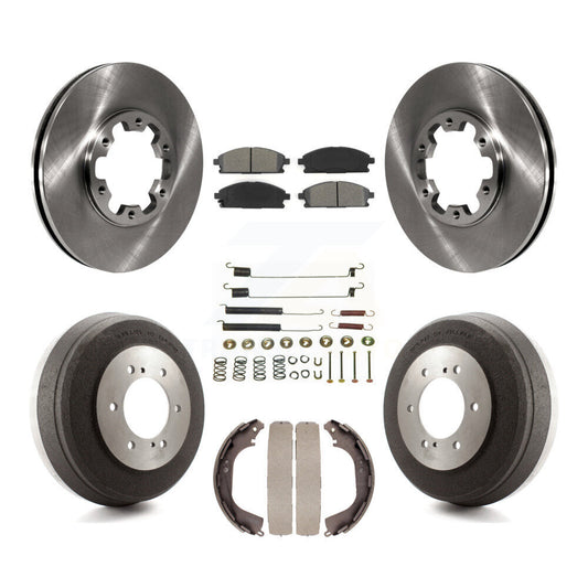 [Avant + Arrière] Kit de Disque et plaquette (semi-métallique) de frein pour Nissan Pathfinder INFINITI QX4 K8S-102115
