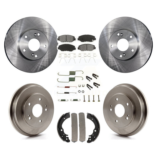 [Avant + Arrière] Kit de Disque et plaquette (semi-métallique) de frein pour Honda Accord Fit K8S-102120
