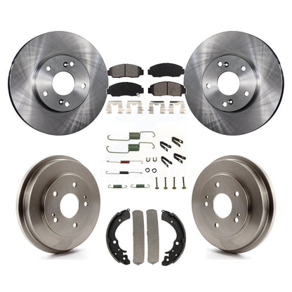 [Avant + Arrière] Kit de Disque et plaquette (semi-métallique) de frein pour Honda Accord Civic K8S-102121