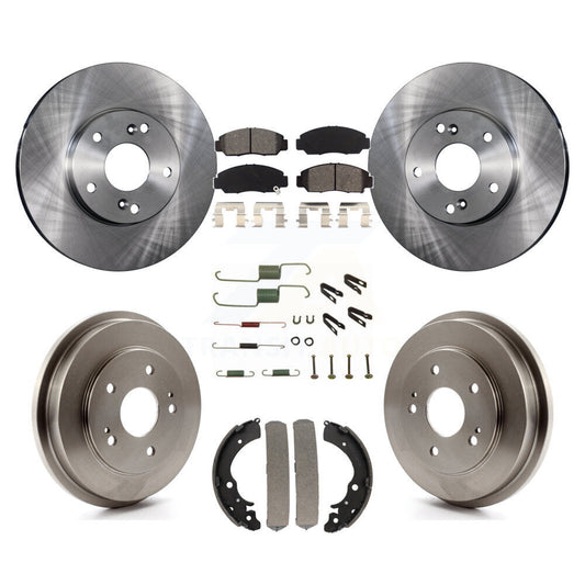 [Avant + Arrière] Kit de Disque et plaquette (semi-métallique) de frein pour Honda Accord Civic K8S-102121