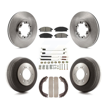 [Avant + Arrière] Kit de Disque et plaquette (semi-métallique) de frein pour Nissan Pathfinder INFINITI QX4 K8S-102123