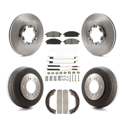 [Avant + Arrière] Kit de Disque et plaquette (semi-métallique) de frein pour Nissan Pathfinder INFINITI QX4 K8S-102123