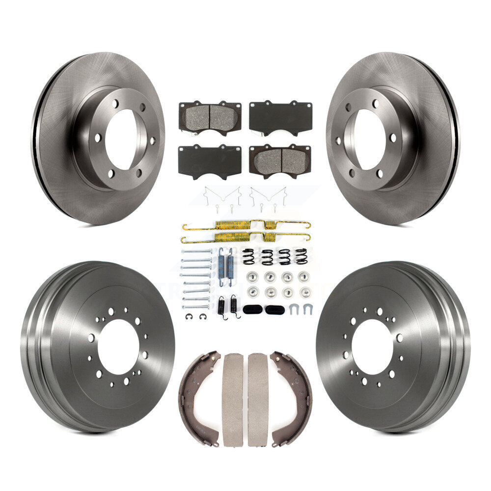 [Avant + Arrière] Kit de Disque et plaquette (semi-métallique) de frein pour 2004-2006 Toyota Tundra K8S-102130