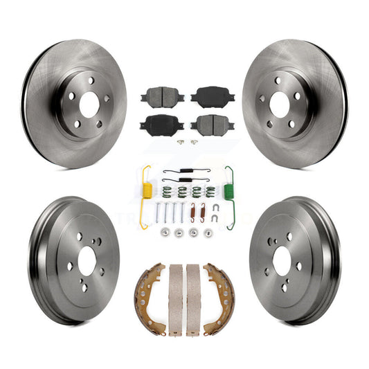 [Avant + Arrière] Kit de Disque et plaquette (semi-métallique) de frein pour 2002-2005 Toyota Celica K8S-102133