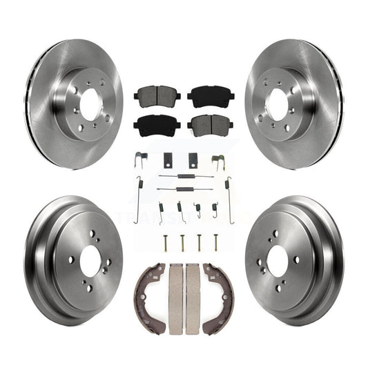 [Avant + Arrière] Kit de Disque et plaquette (semi-métallique) de frein pour 2002-2005 Suzuki Aerio K8S-102139