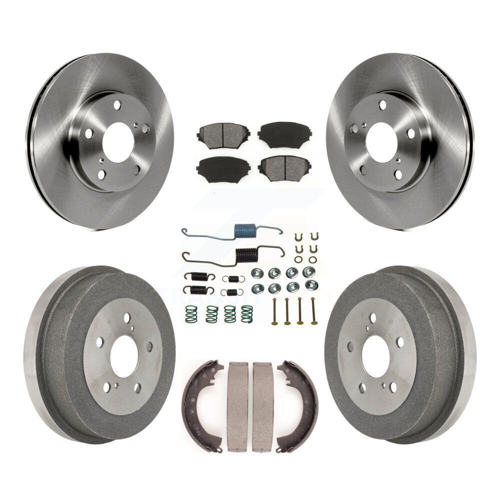 [Avant + Arrière] Kit de Disque et plaquette (semi-métallique) de frein pour 2001-2002 Toyota RAV4 GAS engine K8S-102140