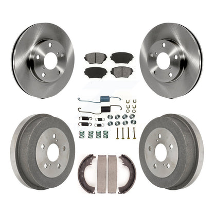 [Avant + Arrière] Kit de Disque et plaquette (semi-métallique) de frein pour 2001-2002 Toyota RAV4 GAS engine K8S-102140