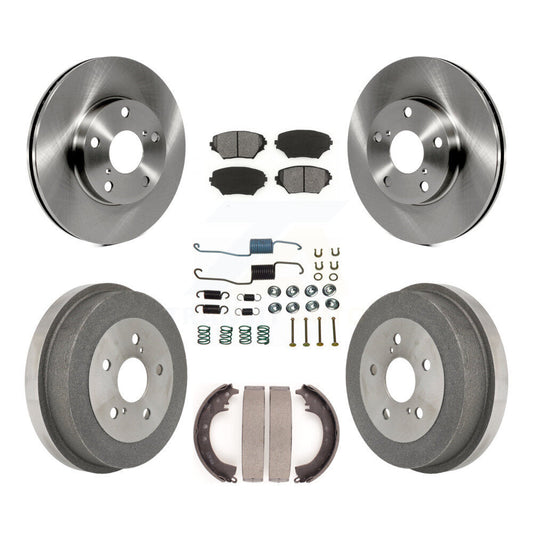 [Avant + Arrière] Kit de Disque et plaquette (semi-métallique) de frein pour 2001-2002 Toyota RAV4 GAS engine K8S-102140