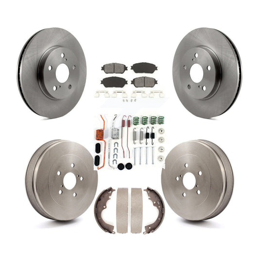 [Avant + Arrière] Kit de Disque et plaquette (semi-métallique) de frein pour 2004-2010 Toyota Sienna K8S-102144