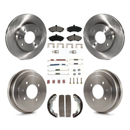 [Avant + Arrière] Kit de Disque et plaquette (semi-métallique) de frein pour Hyundai Elantra rear brakes K8S-102149