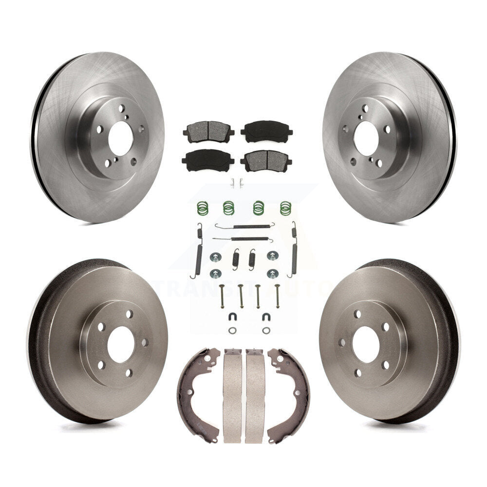 [Avant + Arrière] Kit de Disque et plaquette (semi-métallique) de frein pour Subaru Impreza WRX K8S-102150