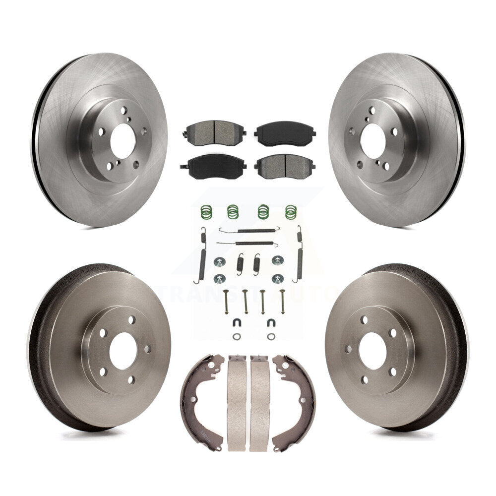 [Avant + Arrière] Kit de Disque et plaquette (semi-métallique) de frein pour Subaru Forester Impreza K8S-102151
