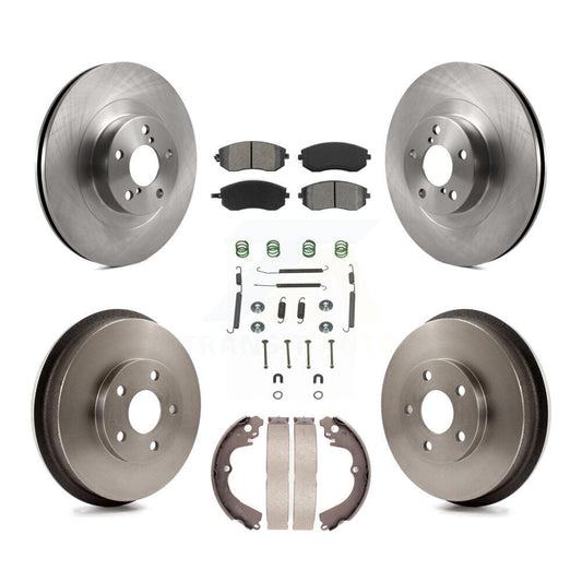 [Avant + Arrière] Kit de Disque et plaquette (semi-métallique) de frein pour Subaru Forester Impreza K8S-102151