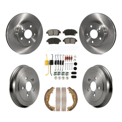 [Avant + Arrière] Kit de Disque et plaquette (semi-métallique) de frein pour 2004-2007 Toyota Prius K8S-102157