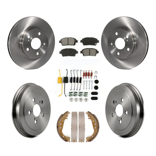 [Avant + Arrière] Kit de Disque et plaquette (semi-métallique) de frein pour 2004-2007 Toyota Prius K8S-102157