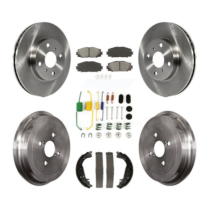 [Avant + Arrière] Kit de Disque et plaquette (semi-métallique) de frein pour Toyota Yaris K8S-102162