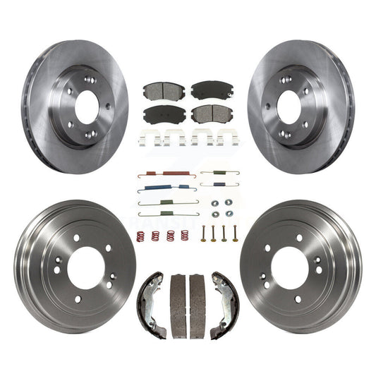 [Avant + Arrière] Kit de Disque et plaquette (semi-métallique) de frein pour Hyundai Elantra K8S-102163