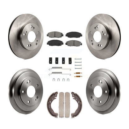 [Avant + Arrière] Kit de Disque et plaquette (semi-métallique) de frein pour Honda Civic K8S-102170