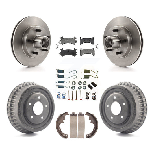 [Avant + Arrière] Kit de Disque et plaquette (semi-métallique) de frein pour Chevrolet S10 Camaro Pontiac Monte Carlo GMC Firebird Blazer El Camino Buick Regal S15 Oldsmobile Cutlass Supreme K8S-102177