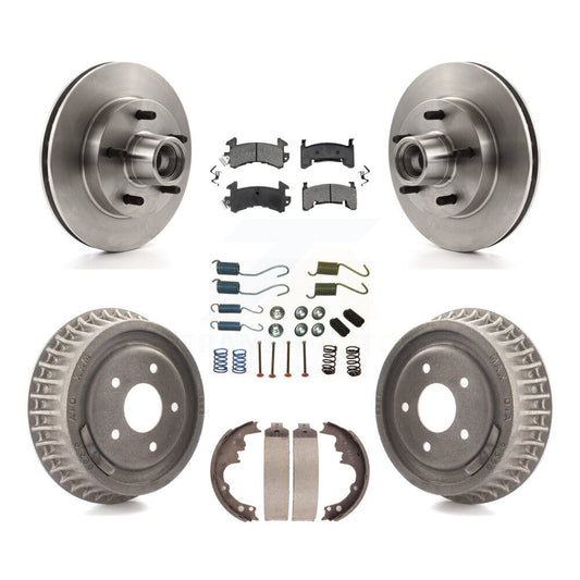 [Avant + Arrière] Kit de Disque et plaquette (semi-métallique) de frein pour Chevrolet S10 GMC Sonoma Jimmy Blazer K8S-102178