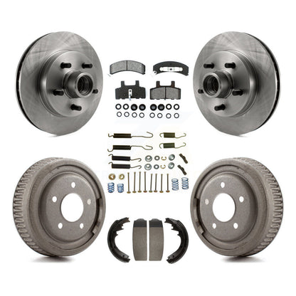 [Avant + Arrière] Kit de Disque et plaquette (semi-métallique) de frein pour 1995-1997 GMC Yukon RWD avec GAS engine avec 11" Diameter K8S-102180