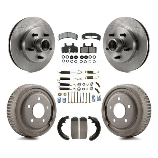 [Avant + Arrière] Kit de Disque et plaquette (semi-métallique) de frein pour 1995-1997 GMC Yukon RWD avec GAS engine avec 11" Diameter K8S-102180
