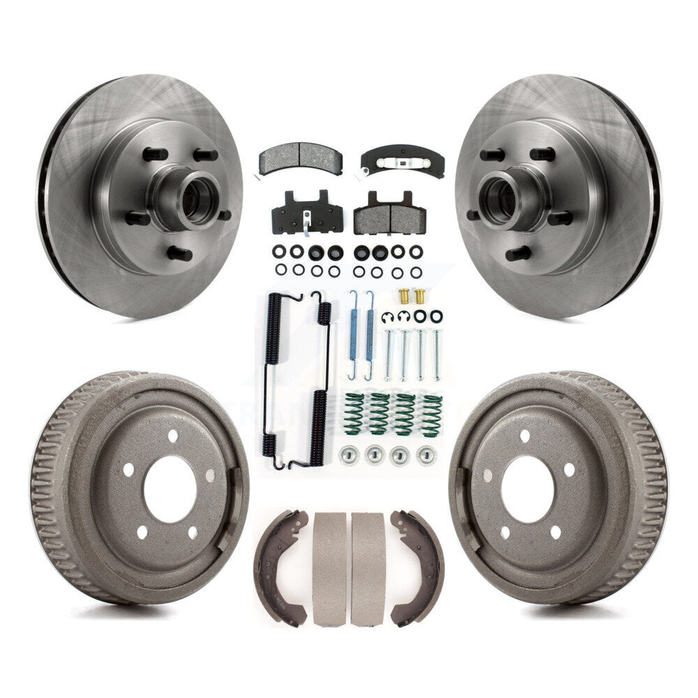 [Avant + Arrière] Kit de Disque et plaquette (semi-métallique) de frein pour GMC Yukon avec 10" Diameter K8S-102181