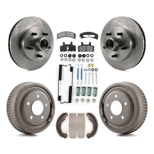 [Avant + Arrière] Kit de Disque et plaquette (semi-métallique) de frein pour GMC Yukon avec 10" Diameter K8S-102181