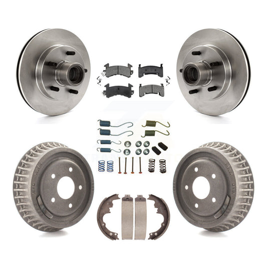 [Avant + Arrière] Kit de Disque et plaquette (semi-métallique) de frein pour Chevrolet S10 GMC Sonoma Blazer Jimmy Isuzu Hombre K8S-102187