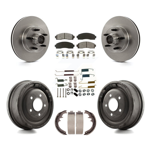 [Avant + Arrière] Kit de Disque et plaquette (semi-métallique) de frein pour 2006-2009 Ford Ranger RWD avec 10" Diameter K8S-102201