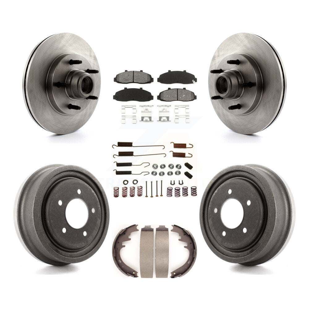 [Avant + Arrière] Kit de Disque et plaquette (semi-métallique) de frein pour Ford F-150 K8S-102206
