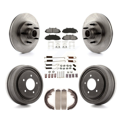 [Avant + Arrière] Kit de Disque et plaquette (semi-métallique) de frein pour Ford F-150 K8S-102206