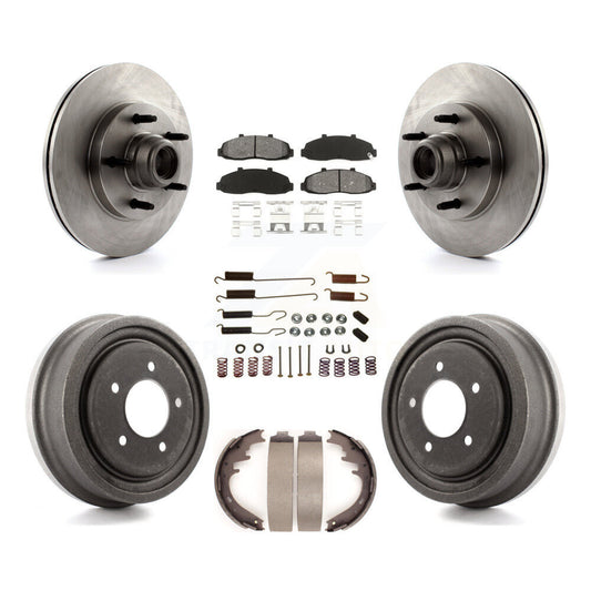 [Avant + Arrière] Kit de Disque et plaquette (semi-métallique) de frein pour Ford F-150 K8S-102206