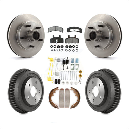 [Avant + Arrière] Kit de Disque et plaquette (semi-métallique) de frein pour 1994-1999 Dodge Ram 1500 RWD K8S-102207 par Transit Auto