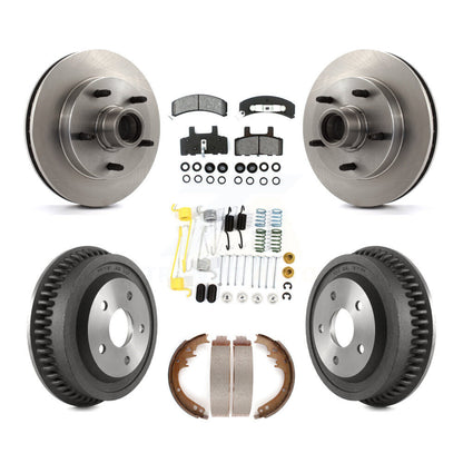 [Avant + Arrière] Kit de Disque et plaquette (semi-métallique) de frein pour 1994-1999 Dodge Ram 1500 RWD K8S-102207