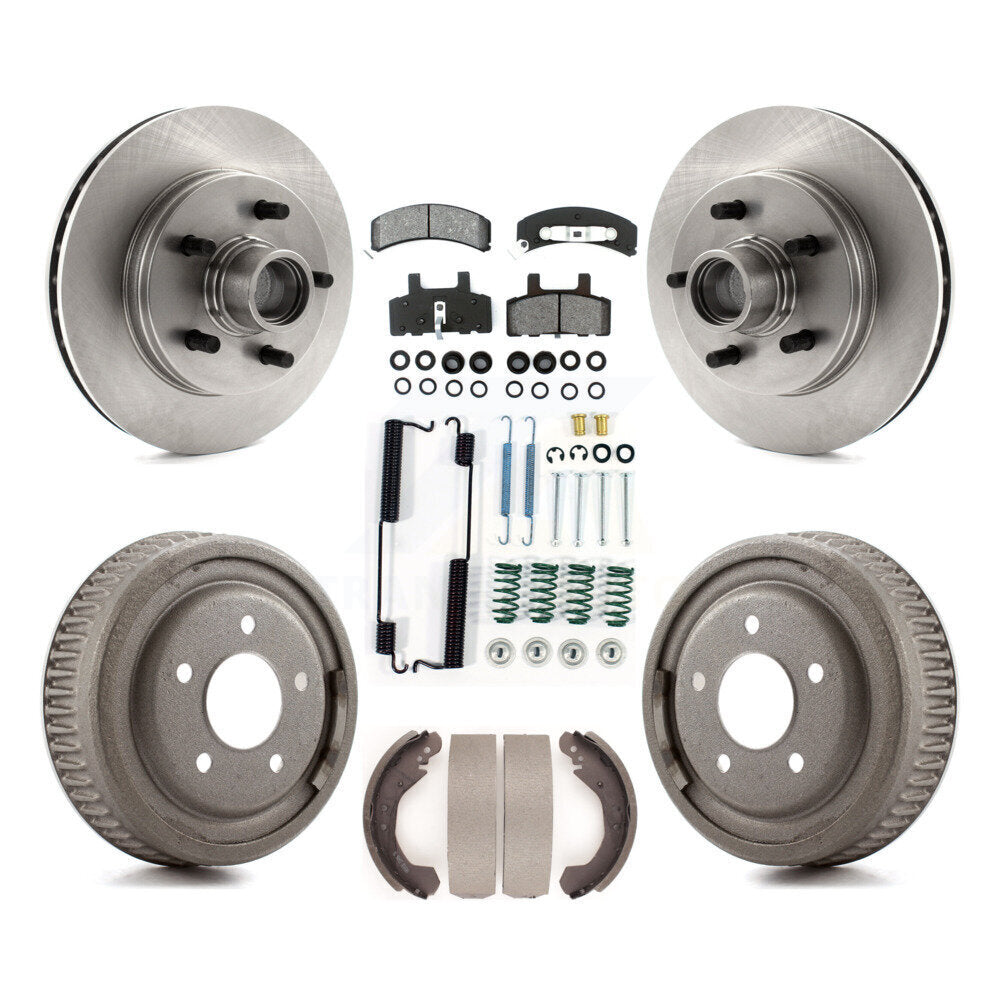 [Avant + Arrière] Kit de Disque et plaquette (semi-métallique) de frein pour 1988-1991 C1500 Chevrolet GMC K8S-102208
