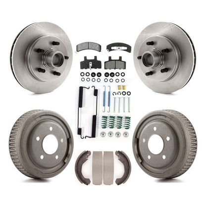 [Avant + Arrière] Kit de Disque et plaquette (semi-métallique) de frein pour 1988-1991 C1500 Chevrolet GMC K8S-102208