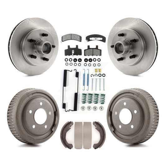 [Avant + Arrière] Kit de Disque et plaquette (semi-métallique) de frein pour 1988-1991 C1500 Chevrolet GMC K8S-102208