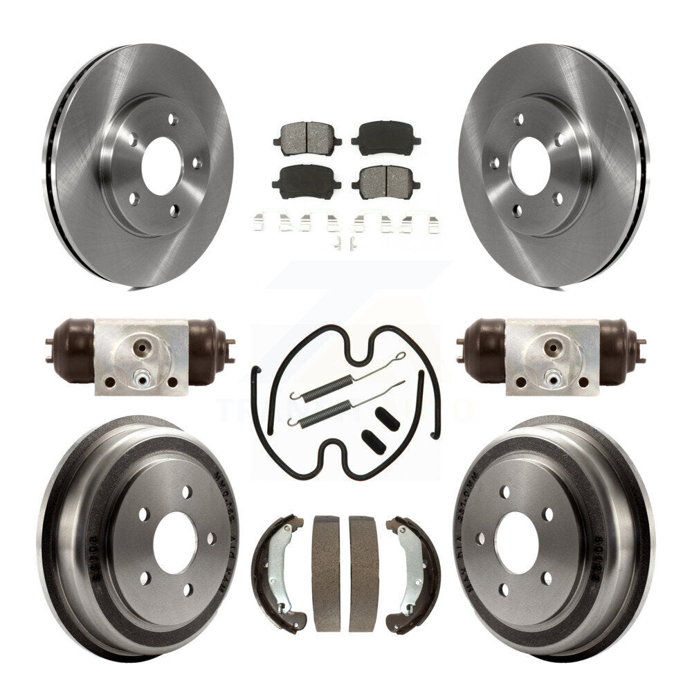[Avant + Arrière] Kit de Disque et plaquette (semi-métallique) de frein pour Chevrolet HHR K8S-102219