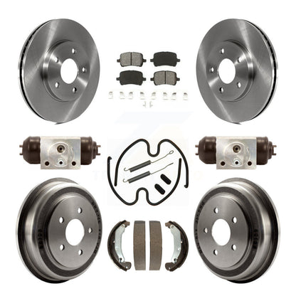 [Avant + Arrière] Kit de Disque et plaquette (semi-métallique) de frein pour Chevrolet HHR K8S-102219